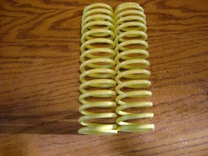 NOS  GENUINE REDWING REAR YELLOW CUSTOM SHOCK  ABSORBER SPRINGS  8 3/8 " - Picture 1 of 2