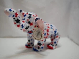 TY 7" Beanie Baby Righty the Elephant 2004 - Imagen 1 de 7