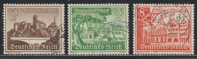 Germany 1939 SC# B160, B162, B164 - Three different stamps - Used Lot # 553 - Image 1 of 2
