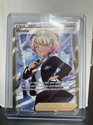 Peonia 196/198 Swsh06: Sword & Shield - Chilling Reign Holo (Full Art) - Image 1 of 2