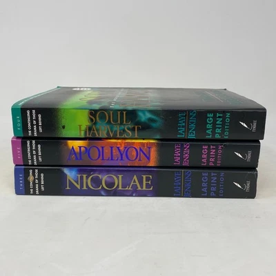 LEFT BEHIND Book Series 3-5 LARGE PRINT Paperback Good Condition - Image 1 of 4