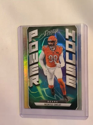 2024 Panini Prestige Football Montez Sweat Power House Card #PH-MST Bears NM - Image 1 of 2