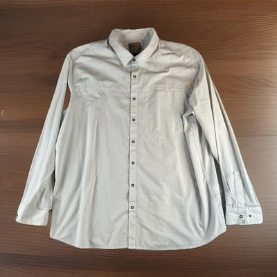 5.11 Tactical Shirt Mens 2XL Ivory Snap Button Long Sleeve Polyester - Image 1 of 4