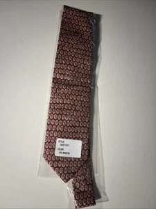 ✅Brooks Brothers Herren Krawatte Braun Blumenmuster Geometrisches Muster Seide 🇮🇹 125 $ Neu - Bild 1 von 4