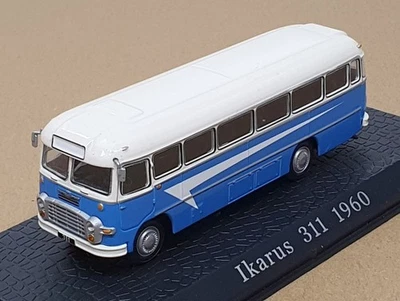 Atlas Editions 1/72 Scale 3 570 001 - 1960 Ikarus 311 Bus Coach - Blue/White - Image 1 of 4