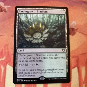 [1x] Undergrowth Stadium Near Mint, English Commander Masters MTG Magic - Picture 1 of 2