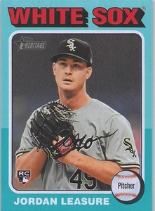 2024 Topps Heritage High Number Aqua - #716 SP Jordan Leasure (RC) - Foto 1 di 2