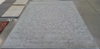 GREY / SILVER 8'-0" x 10'-0" Back Stain Rug, Reduced Price 1172776966 BEL446A-8 - Image 1 of 4
