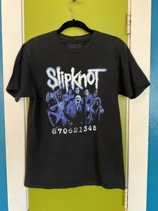 Slipknot T-Shirt Group Photo Barcode Double Sided Band Tee Black Adult Size SM - Picture 1 of 8