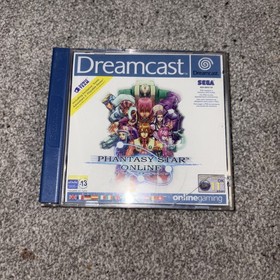 Phantasy Star Online (Sega Dreamcast, 2001) *With Manual* and sonic 2 trial 