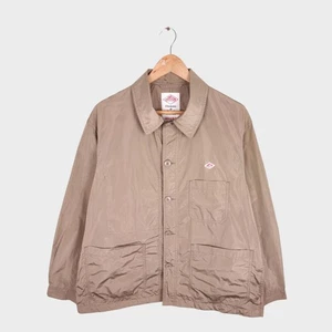 DANTON x BEAMS Men's Khaki Lightweight Chore Jacket - Picture 1 of 7