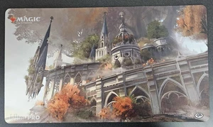 MTG Guilds of Ravnica Temple Garden Playmat Titus Lunter - Used - Free Shipping! - Picture 1 of 3
