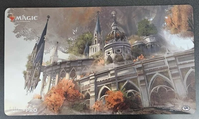 MTG Guilds of Ravnica Temple Garden Playmat Titus Lunter - Used - Free Shipping! - Image 1 of 3