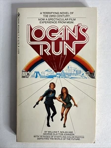 Logan's Run PB Book William F. Nolan George Clayton Johnson 1976 Bantam Vintage - Picture 1 of 2