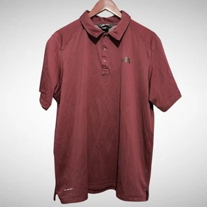 The north face shirt Men’s XL Solid Red Short Sleeve Polo Outdoor Hiking  - Picture 1 of 7