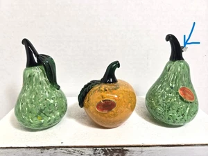 5 PC MURANO & ART GLASS FRUIT PCS - Picture 1 of 4