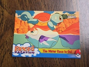 1999 Topps Pokemon Movie Pikachu's Vacation The Water Race Is On #47 - Bild 1 von 2