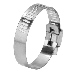 10Pcs Stainless Steel Hose Clamp Adjustable Pipe Hose Clip Accessories For DM - Picture 1 of 9