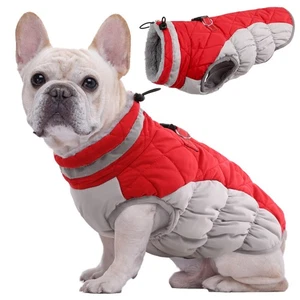 Kuoser Hunde Wintermantel wasserdicht kaltes Wetter warme Jacke für kleine Hunde kuschelig - Bild 1 von 7