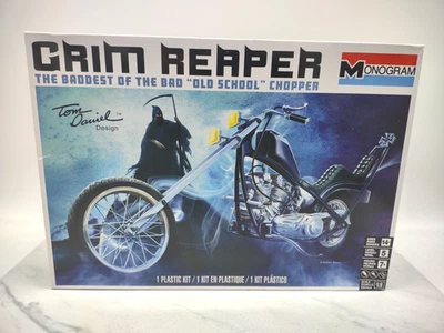 Monogram Grim Reaper Chopper Motorcycle 1:8 Scale Model Kit Open Box #1 - Image 1 of 4
