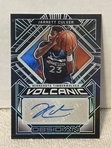 2020-21 Panini Obsidian Volcanic #VOL-JCU Jarrett Culver Auto Timberwolves /149 - Picture 1 of 2