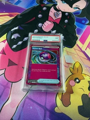 Master Ball 153/162 Sv05: Temporal Forces Holo MINT PSA 9 - Image 1 of 2