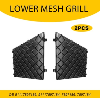 Front Lower Bumper Cover Mesh Grille Left Right For BMW 525i 525xi 2006-2007 - Image 1 of 4