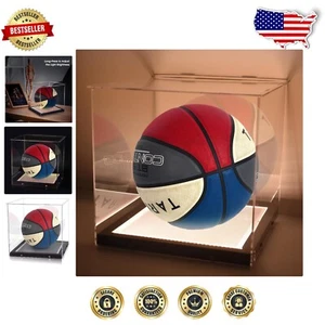 Vetrina Basket Acrilica 360 Gradi con Elegante Illuminazione LED - 11 Pollici - Foto 1 di 9