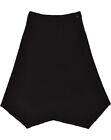 TRUSSARDI Womens Asymmetrical Skirt IT 46 Large W32  Black Polyester AJ09
