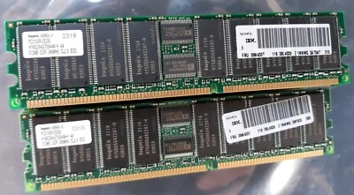 Lote de 16 Hynix 512MB PC2100R-25330 DDR 266MHz HYMD264G726A4M-H Memoria RAM Foto 1 de 2