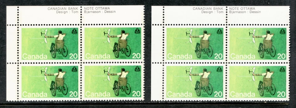 1976 - #694 & 694i (Hibrite) MNH - Handicapped Olympics Archery - cv$54.25 - Image 1 of 1