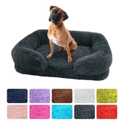 Hundebett Hundekissen Hundesofa Haustierbett Plüsch für Katzen Hunde Pet Kissen - Bild 1 von 4