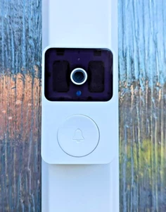 "No Drill Easy Fix, Ad-Free" Smart Wireless Video Doorbell Security Night Vision - Picture 1 of 18