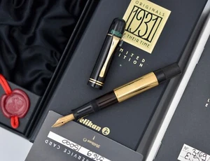 PELIKAN 1997 Original of Their Time 1931 Yellow Gold LE 5000 Fountain Pen PF - Picture 1 of 15