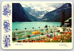 Canada Lake Louise and Victoria Glacier Vintage Postcard Continental - Picture 1 of 2