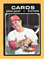 1971 Topps Julian Javier #185 St. Louis Cardinals VGEX