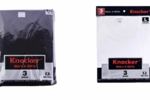Knocker A Shirt Undershirt Men 100% Cotton Ribbed NEW 3 6 12 Pack - Picture 1 of 7