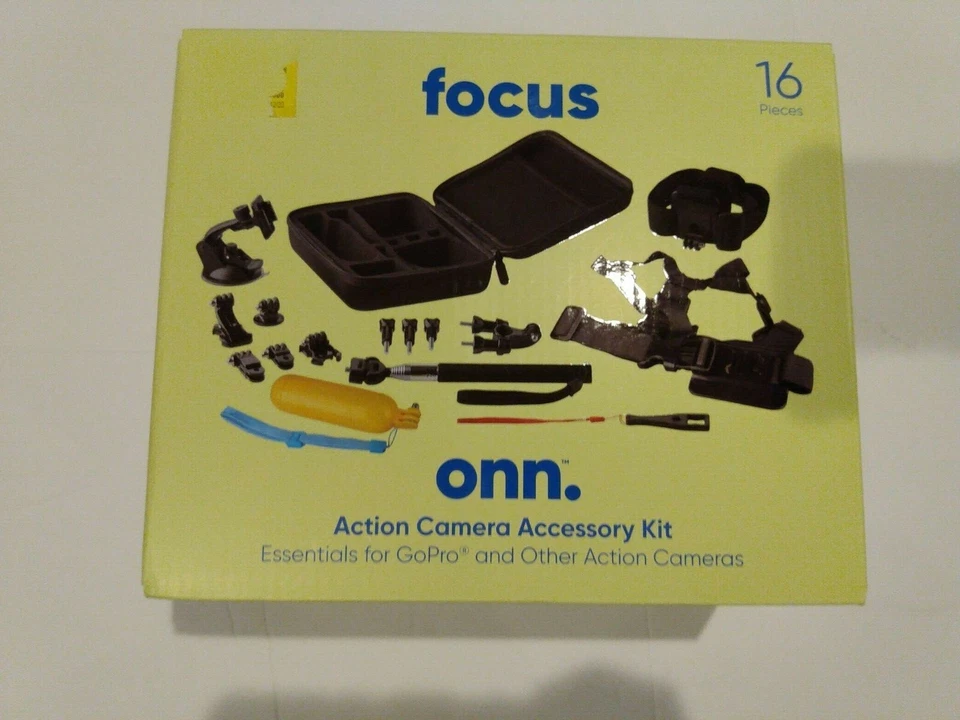  Focus ONN 16 Pieces Action Camera  Accessory Kit - Image 1 of 1