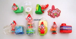 Kinder Italia 2005- Set completo Folletti di Natale rossi -8 figure + 8 cartine - Picture 1 of 2
