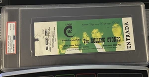 THE ROLLING STONES: VINTAGE SPANISH TICKET CONCERT-MADRID 1982 PSA - Picture 1 of 2