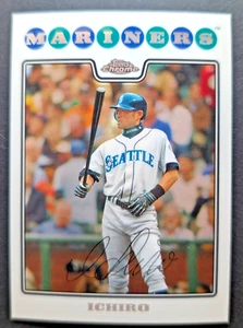 Ichiro 2008 Topps Chrome #83 🟩🟦🟩 Seattle Mariners ㊗️ - Picture 1 of 3