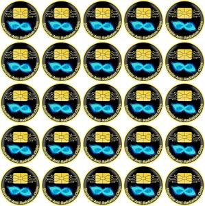25 Pcs Cell Phone Blocker Protection Neutralizers Stickers for Smart Phones Tabl - Zdjęcie 1 z 12