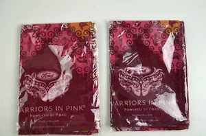 2x Bufandas Guerreros en Rosa Diseño Geométrico Colección Ford NUEVO en Bolsa - Imagen 1 de 5