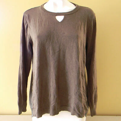 Один ключ отверстие шеи верхняя рубашка размер L оливковый зеленый с дефектом - Изображение 1 из 4