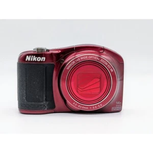 Nikon COOLPIX L620 Digital Camera 18.1MP 14x Optical Zoom Smile Detection Red - Picture 1 of 6