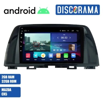 AUTORADIO ANDROID MAZDA CX-5 2012-2015 STEREO AUTO TOUCH 9" WIFI NAVIGATORE GPS - Immagine 1 di 4