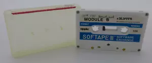 1978 APPLE Computer Cassette Module 6 Softape Software Vintage HTF RARE 16K - Picture 1 of 4