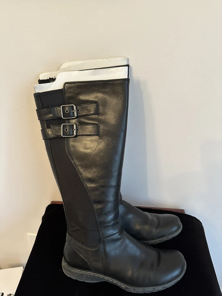 Cobb Hill Womens Boots Black Leather Size 7 M Peyton - Image 1 of 4