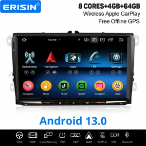 9" Android 13 Autoradio Navi Für VW Passat Golf 5/6 Tiguan Jetta Polo Skoda SEAT - Bild 1 von 24