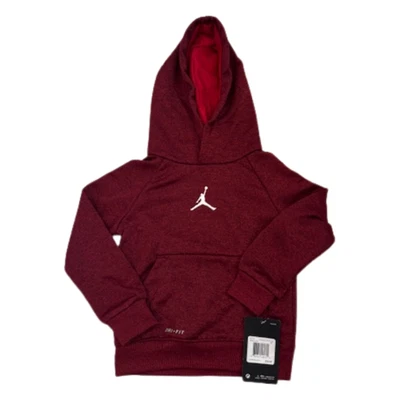 Nike Michael Air Jordan Hoodie Boys 2T Gym Red Heather Dri-Fit Jumpman - Image 1 of 4